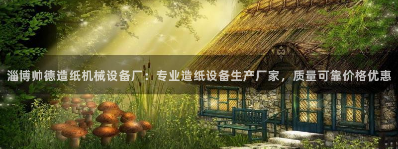杏盛平台官网：淄博帅德造纸机械设备厂：专业造纸设备生产厂家，质量可靠价格优惠